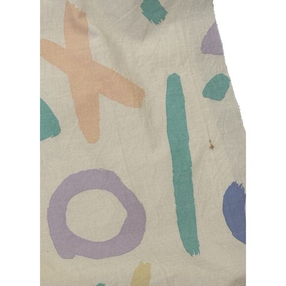 Pair Rare Memphis Core Custom Pleated Drapes Curtains Retro 80s Pop Art Print 2 - Picture 6 of 12